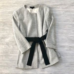 Ann Taylor Women's size 8 Black white textured blazer